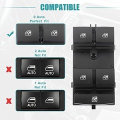 Front Left Driver Side Master Power Window Switch Fit for Chevrolet Sonic –