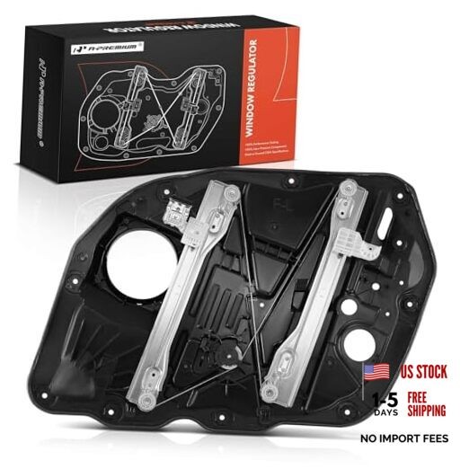 Front Left Driver Side Power Window Regulator with 6 Front Driver Side (LH)