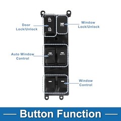 Power Window Switch No.93571A7200 Front Left Driver Side Window Control Switch