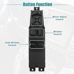 Front Left Driver Side Master Power Window Switch Fits Dodge Dakota Club