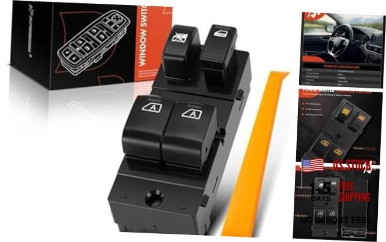 Front Left Driver Side Power Window Switch – Compatible with Infiniti Q60