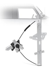 Front Passenger Side Power Window Regulator With 2-Pin Motor Assembly for