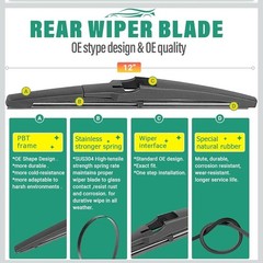 WIND SMILE Windshield Wiper Blades for Kia Sorento 2021 2022 2023 2024,