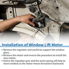 Left Front,Right Rear Power Window Regulator Lift Motor for Pontiac Vibe 2003
