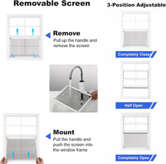 18″x23″ Shed Window 2-Pack with Tempered Glass for Outdoor Use