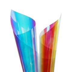 Dichroic Iridescent Window Film Rainbow Self Adhesive Glass Sticker Home Decor