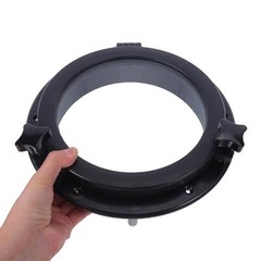 Porthole Marine Boat Portlight Hatch Yacht RV Port Light Window Black 215/265mm