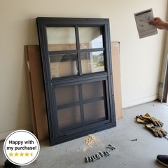 DIY-Friendly 2 Pack 12″ x 18″ Sliding Shed Windows with Easy Installation