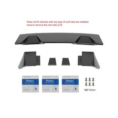 Spec-D Tuning Matte Black ABS Cab Roof Spoiler for 2009-2014 Ford F150 Models
