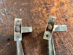Art Deco Cast Brass Teardrop Sash Locks (2) Old Window Hardware 1930’s