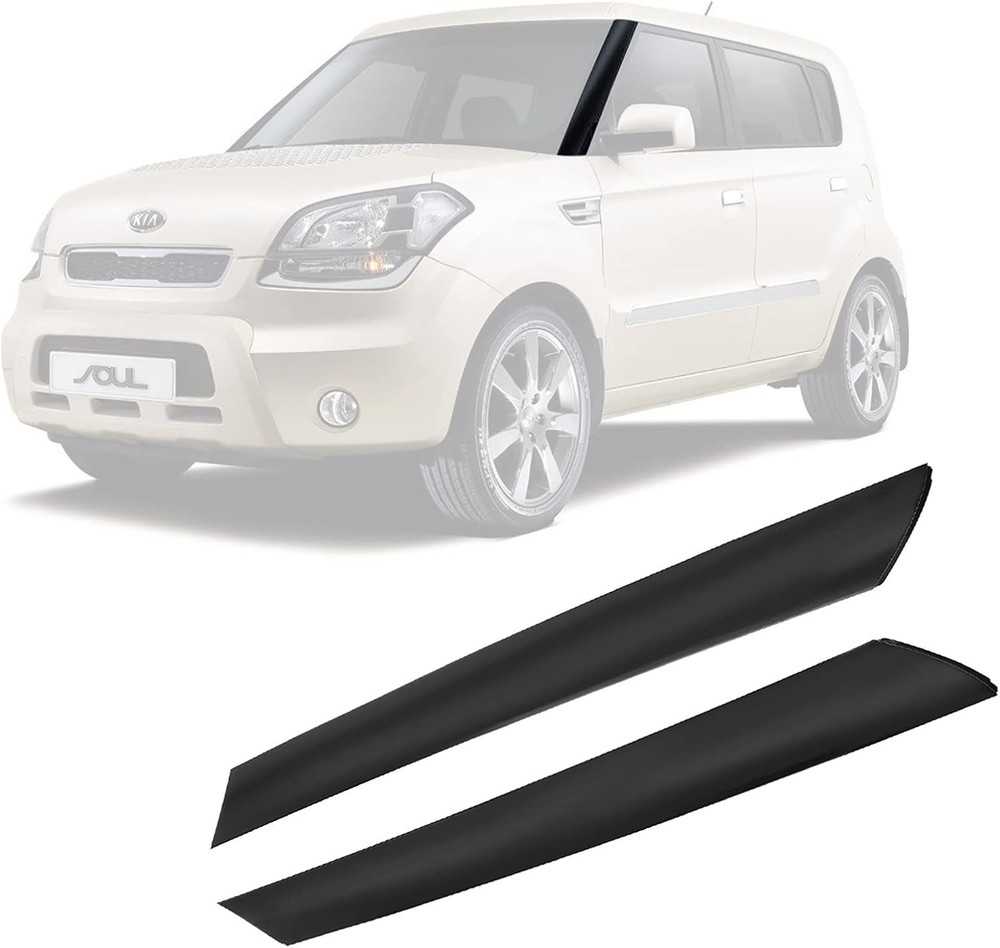 Windshield A-Pillar Trim Molding Set, Compatible with Kia 2010-2013 Kia Soul