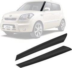 Windshield A-Pillar Trim Molding Set, Compatible with Kia 2010-2013 Kia Soul