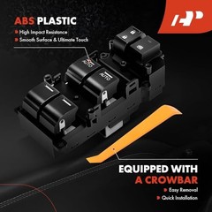 Front Left Driver Side Power Window Switch | Compatible with Honda Pilot 2012