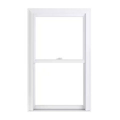 27.75 In. X 45.25 In. 70 Pro Series White Double Hung Low-E Argon Glass Vinyl Re