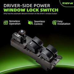 35750-SDA-H12 Master Power Window Switch Compatible with 2003-2007 Honda