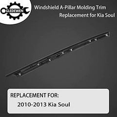 Windshield A-Pillar Trim Molding Set, Compatible with Kia 2010-2013 Kia Soul