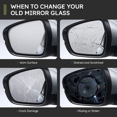 Right Outside Mirror Glass Compatible With Mini Cooper Cooper Countryman