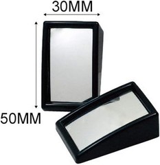 Blind Spot Mirror Convex Wide Angle Rear View Car Outside Universal Fit Stick Mi