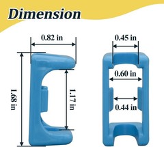 4 Pcs RP60911 Faucet Plumbing Replacement Parts, Plumbing Hose Tool, Blue