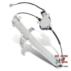 Passenger Side Power Window Regulator With Motor Fit Front Right Black/White