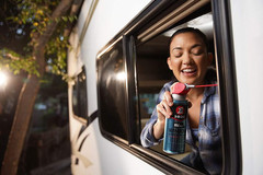 Rvcare Window & Track Dry Lube with SMART STRAW SPRAYS 2 WAYS, 10 OZ [6-Pack]