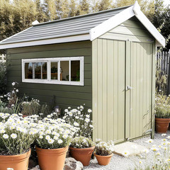 10″X29″ 2 Pack Shed Sliding Windows, White | Transom Window with Tempered Glass,