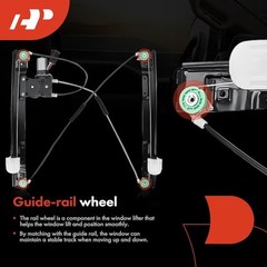 Front Passenger Side Power Window Regulator with Motor (6 Front Passenger (RH)