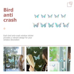 Alert Anti-Collision Window Cling Bird Stickers Decor Strike Glass Deterrent