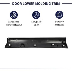 Door Lower Molding Trim Compatible with Mitsubishi Rear Left Driver Side