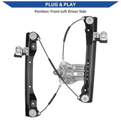Window Regulator w/o Motor Front Left Driver Side, Replace 749-974 |
