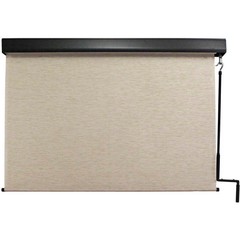 Keystone Pole Operated Sun Shade w/Valance Maui 120″W x 96″H