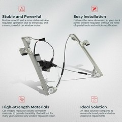 751-706 Power Window Regulator with Motor Fit for Hummer H2 for 2003-2009,