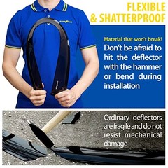 Goodyear Shatterproof in-Channel Window Deflectors for Kia For Sportage 17-22