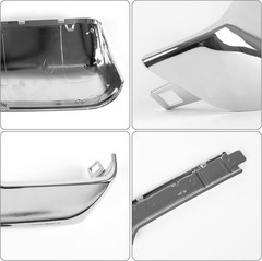 Tow Mirror Caps Replacement for 2020 2021 2022 2023 2024 2500HD 3500HD Chrome