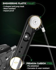 Front Left Driver Side Power Window Regulator with Front Right Passenger Side