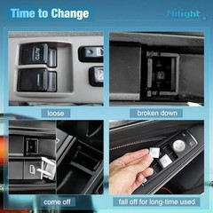 Power Window Switch w/Black Bezel for Cadillac&Chevrolet&GMC 2003-2006 w/Bezel