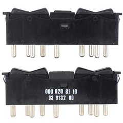 Pack of 2 Front Left Driver and Right Passenger Side Door Window Switch for
