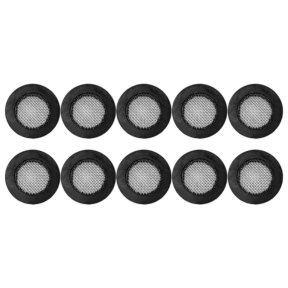 50Pcs Reusable Rubber Filter Gasket Silicone Hose Washer Black for Faucet