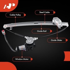 Power Window Regulator with Motor Compatible with Honda Front Driver Side