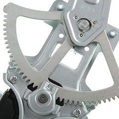 Front Power Window Regulator Driver Side with 6-Pin Motor Front Driver Side