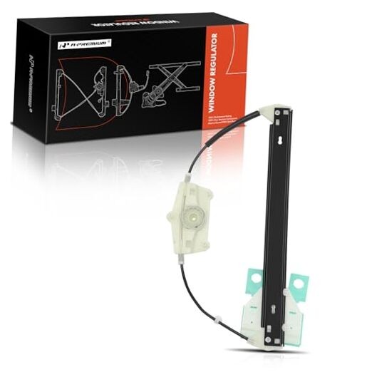 Power Window Regulator Without Motor Compatible with Audi A6 Rear Driver (LH)