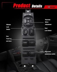 for:-Ram Front Left Driver Side Power Window Switch for:-Dodge for: 56049805AB