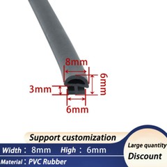 uPVC Window & Door Bubble Gasket Seal Flipper Double Glazing Rubber Draught Seal