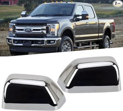 Exterior Door Top Half Tow Mirror Cap Cover for Super Duty 2017-2025 F250 F350 2