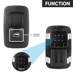 Rear Left Right Passenger Side Power Window Switch – Compatible for Dodge for
