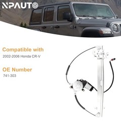 Power Window Regulator with Motor fit for Honda CR-V CRV Front Passenger Side