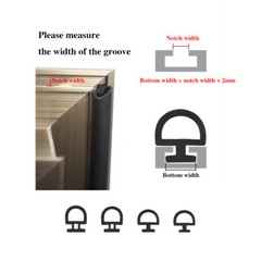 1M/2M/5M Bubble Gasket Seal for UPVC Doors Windows Rubber Strip Draught Repair