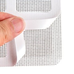 3Pcs Household Door Mesh Sticker Durable Window Repair Patch Grey Color