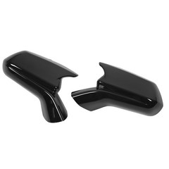 1 Pair Gloss Black Mirror Cover Cap Rear View Mirror Housing For Chevy Cama XLVB