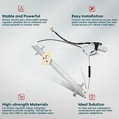 Power Window Regulator Driver Side fit for Front Left 2002-2006 for Honda CR-V